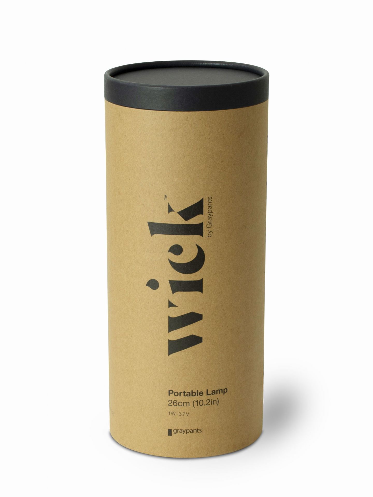Wick Portable light Tample lamp with USB Graypants Brass
